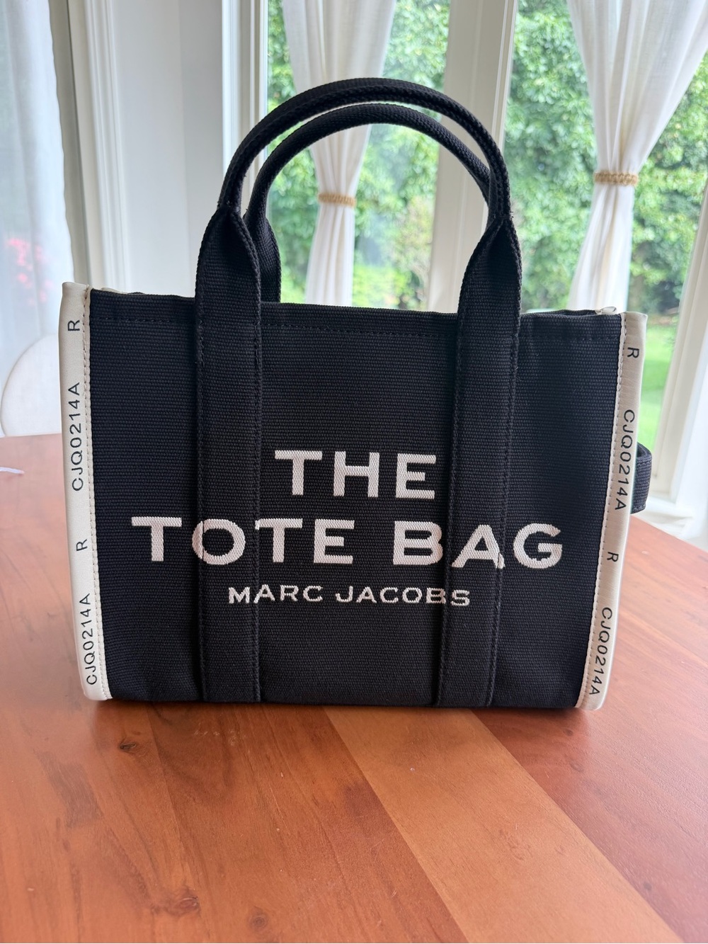 🖤 MARC JACOBS JACQUARD MEDIUM TOTE BAG ✨ NWT • BLACK • ICONIC